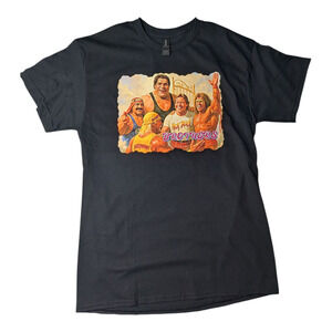 Gilden - Brothers - Wrestling Legends - Black Tee - Size M - WWE Memory -New